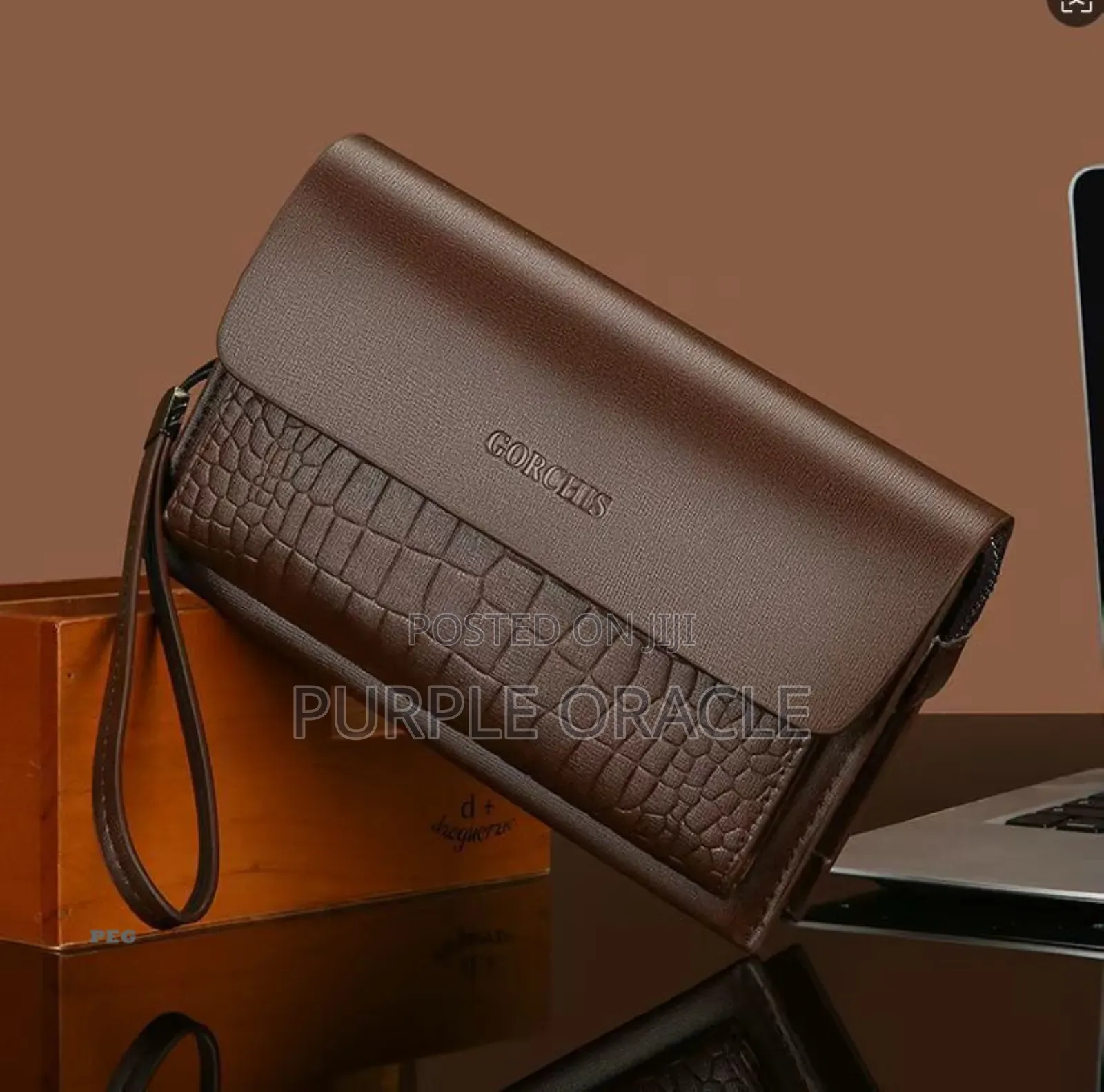 Men's Black Leather Wallet