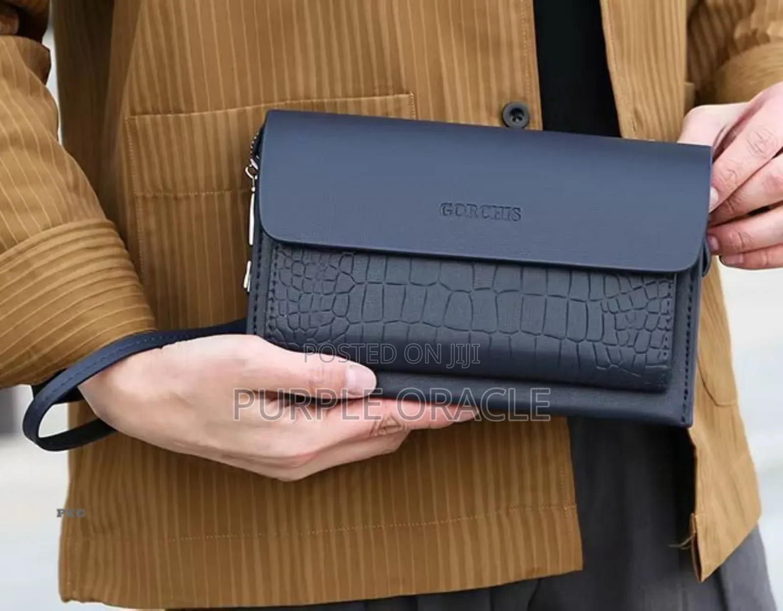Men's Black Leather Wallet