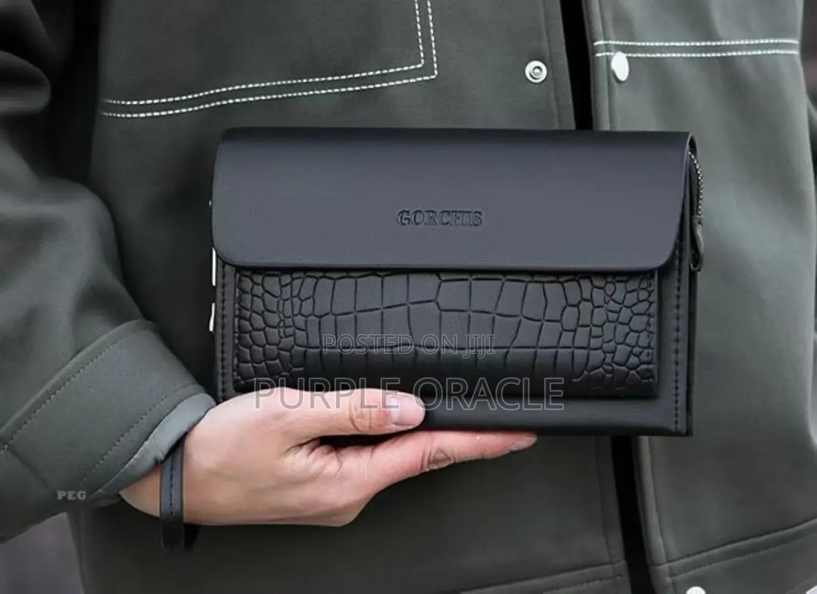Men's Black Leather Wallet