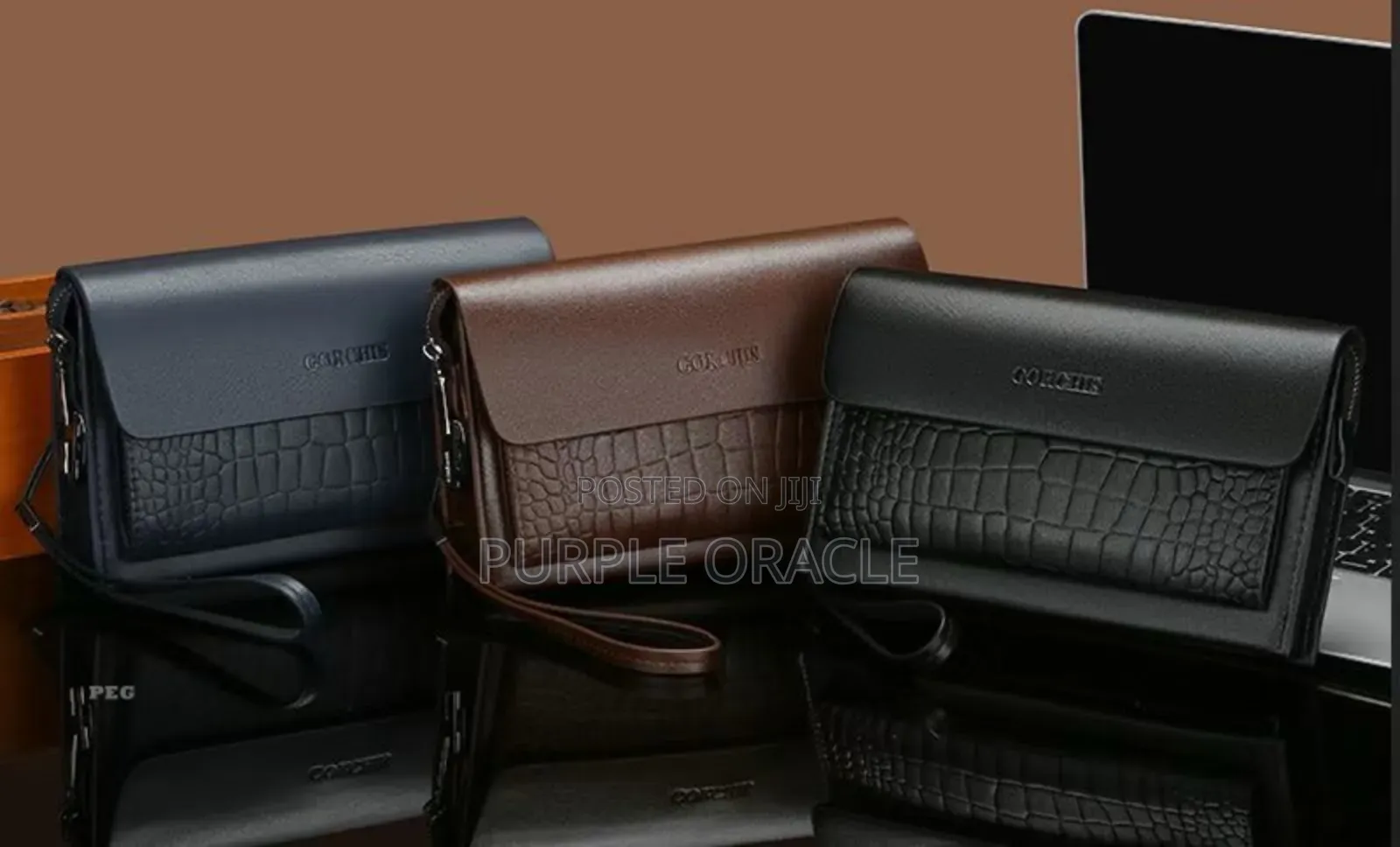 Men's Black Leather Wallet
