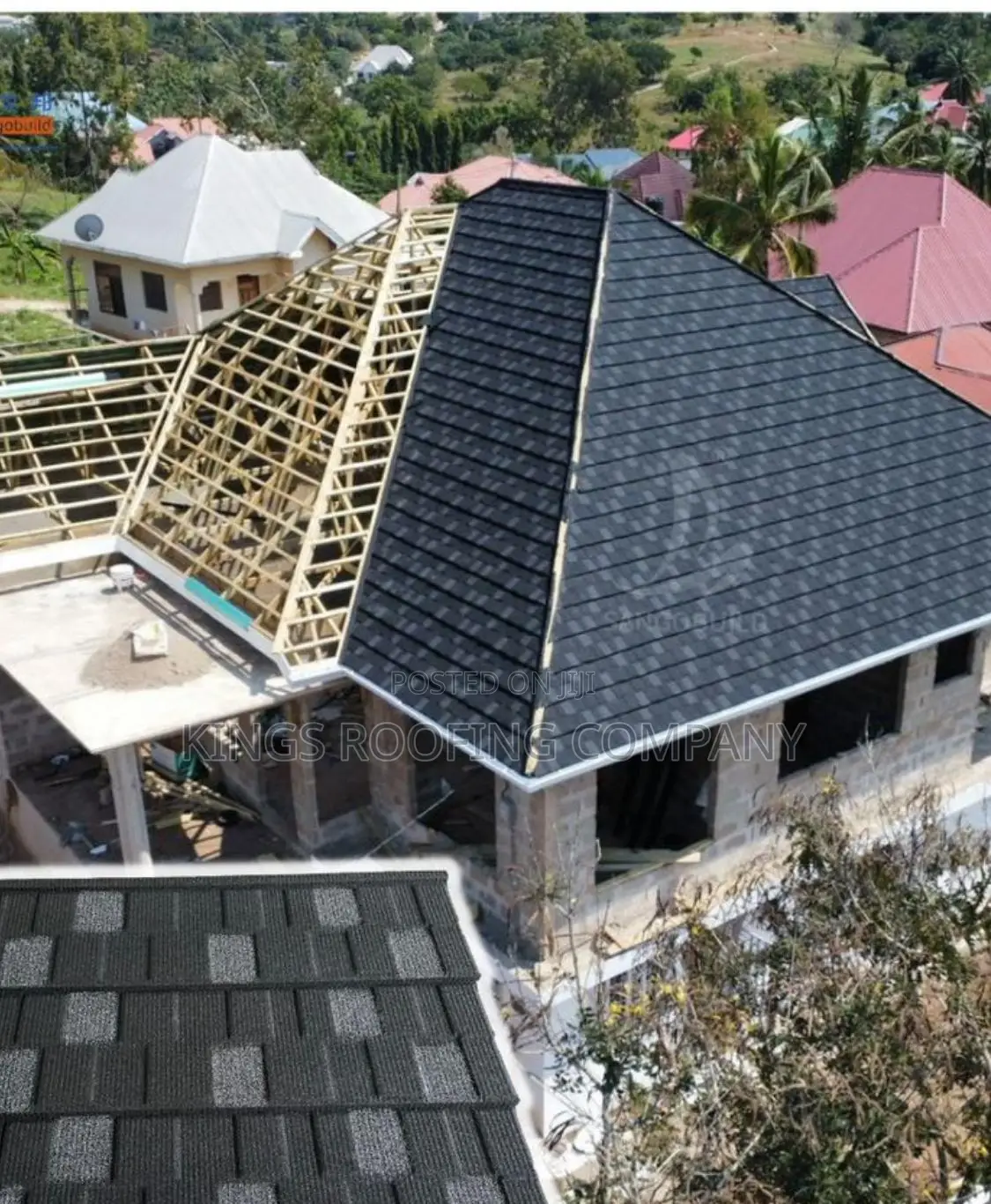 Fade Resistant Shingle Euro Roofing Tiles