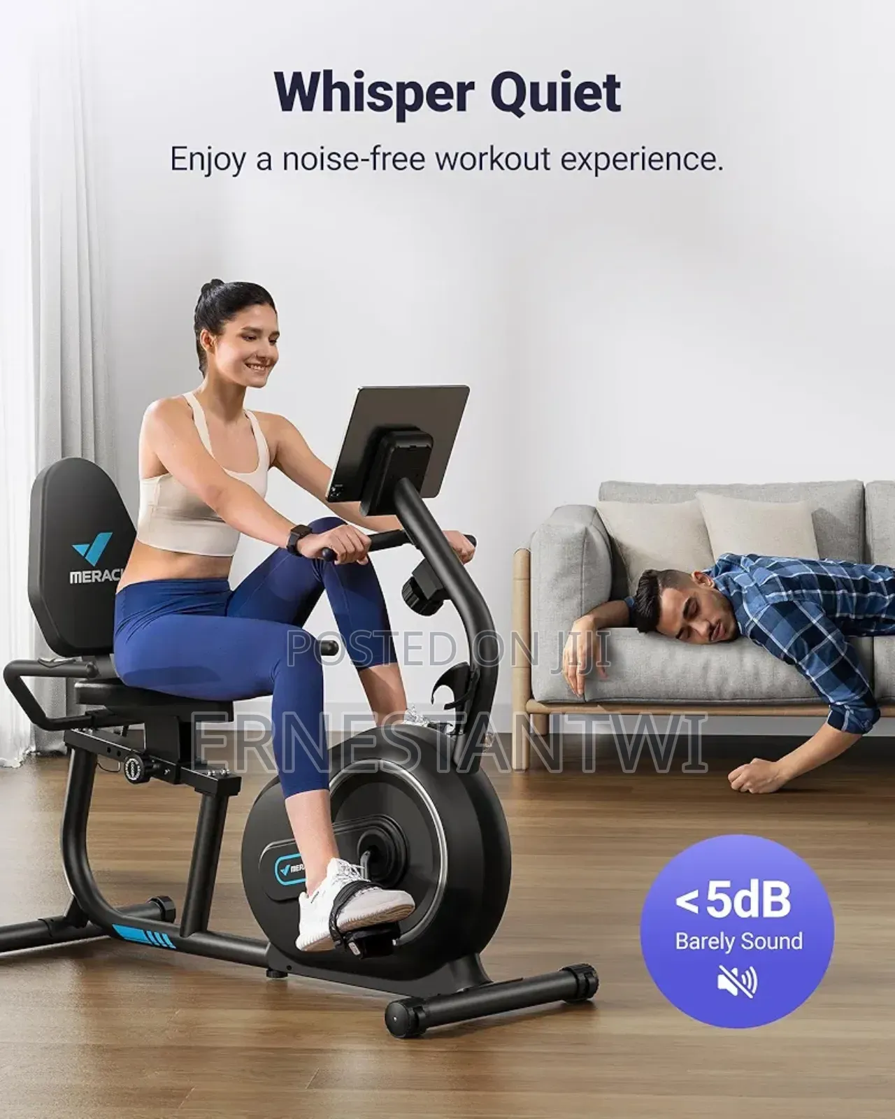 Recumbent Exercise Bike With Bluetooth Connectivity From Merach, Uk in ...