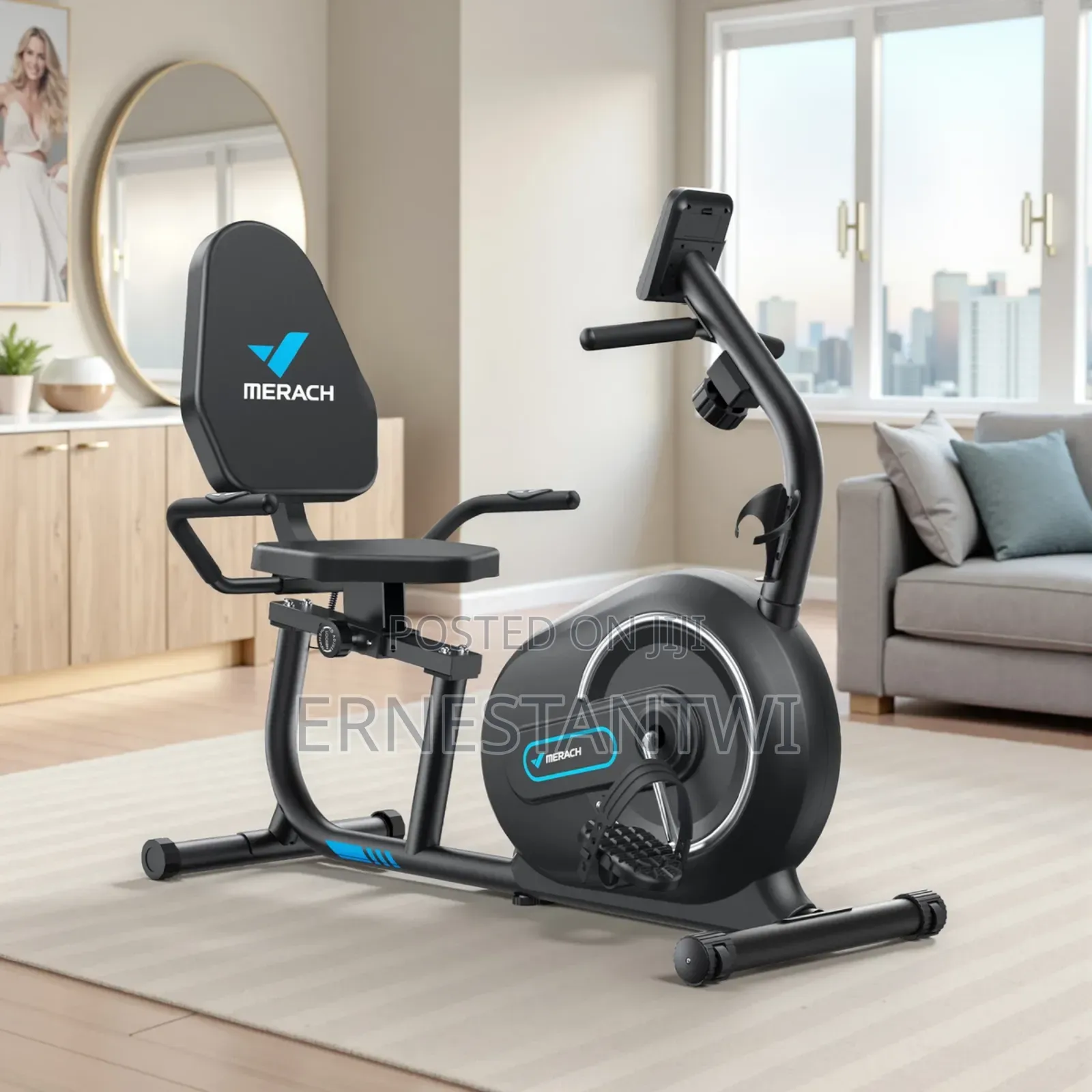 Recumbent Exercise Bike With Bluetooth Connectivity From Merach, Uk in ...