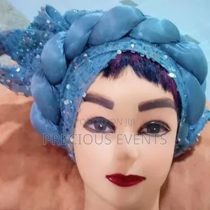 Turbans White N Ash Colour
