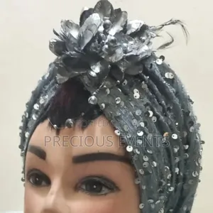 Turbans White N Ash Colour