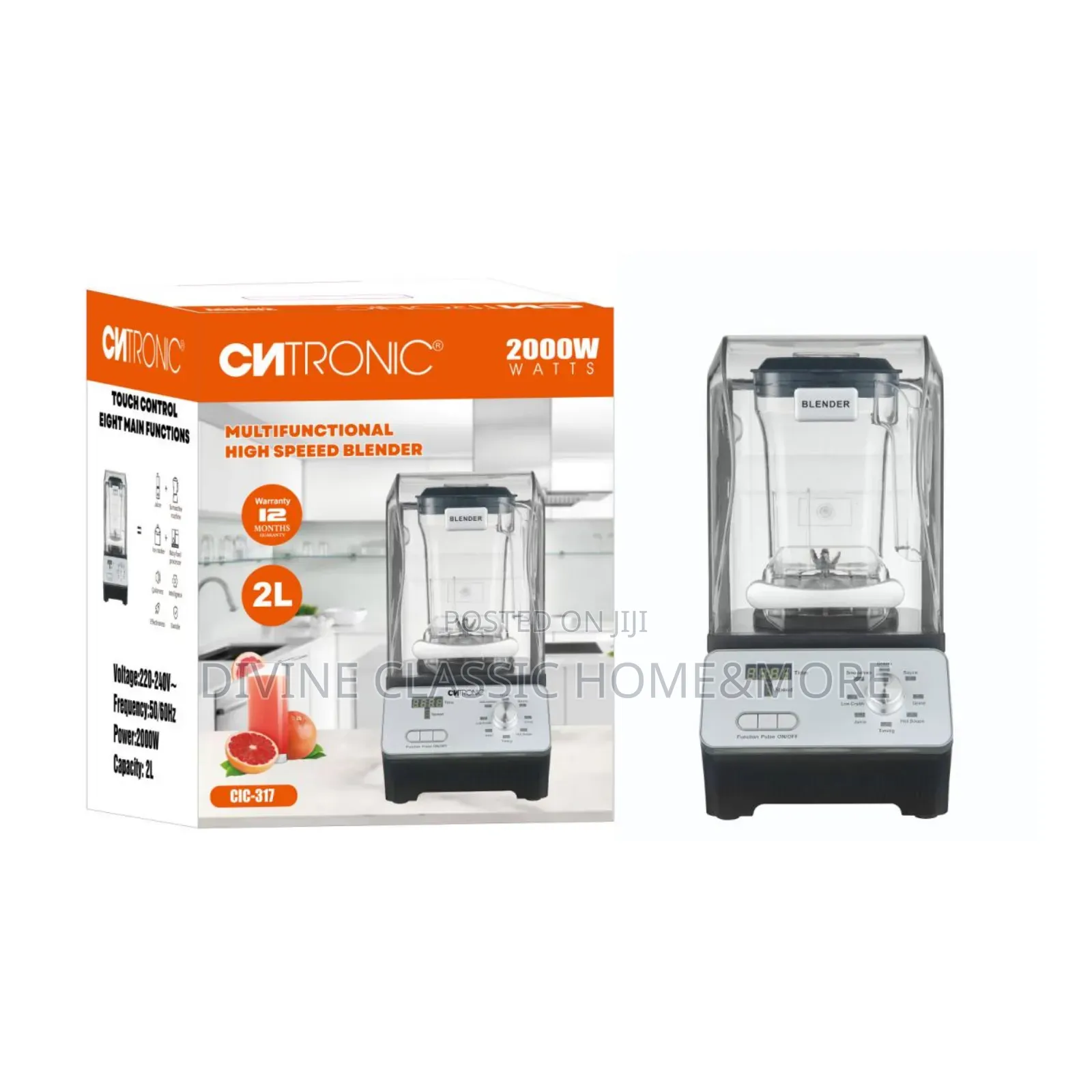 2lit Cntronic Noise Proof High Power Blender