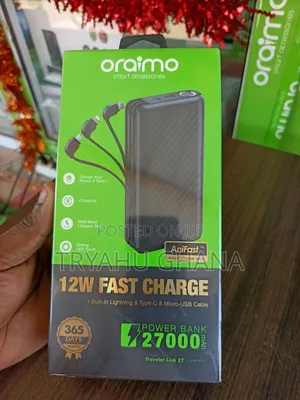 Oraimo Power Bank 27000mah (Opb-p5271) For Phones, Tablets & Devices