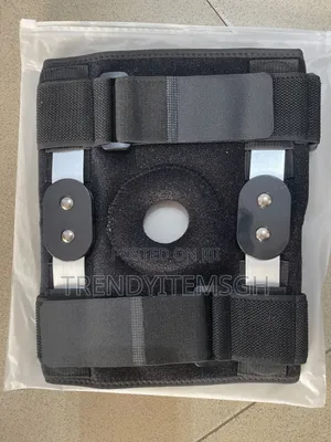 Adjustable Black Knee Support Articulated Knee Pad