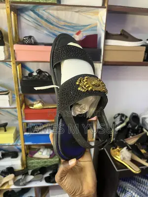 Original Leather Versace Sandals