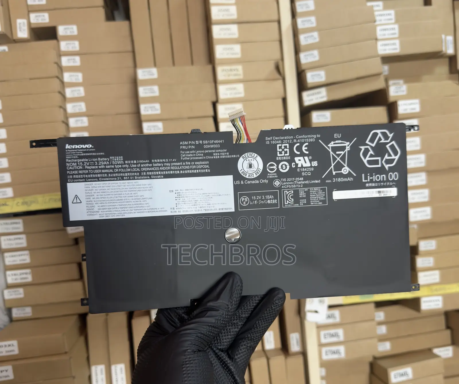 Original Lenovo Battery For X1 Carbon Gen 2 00hw003