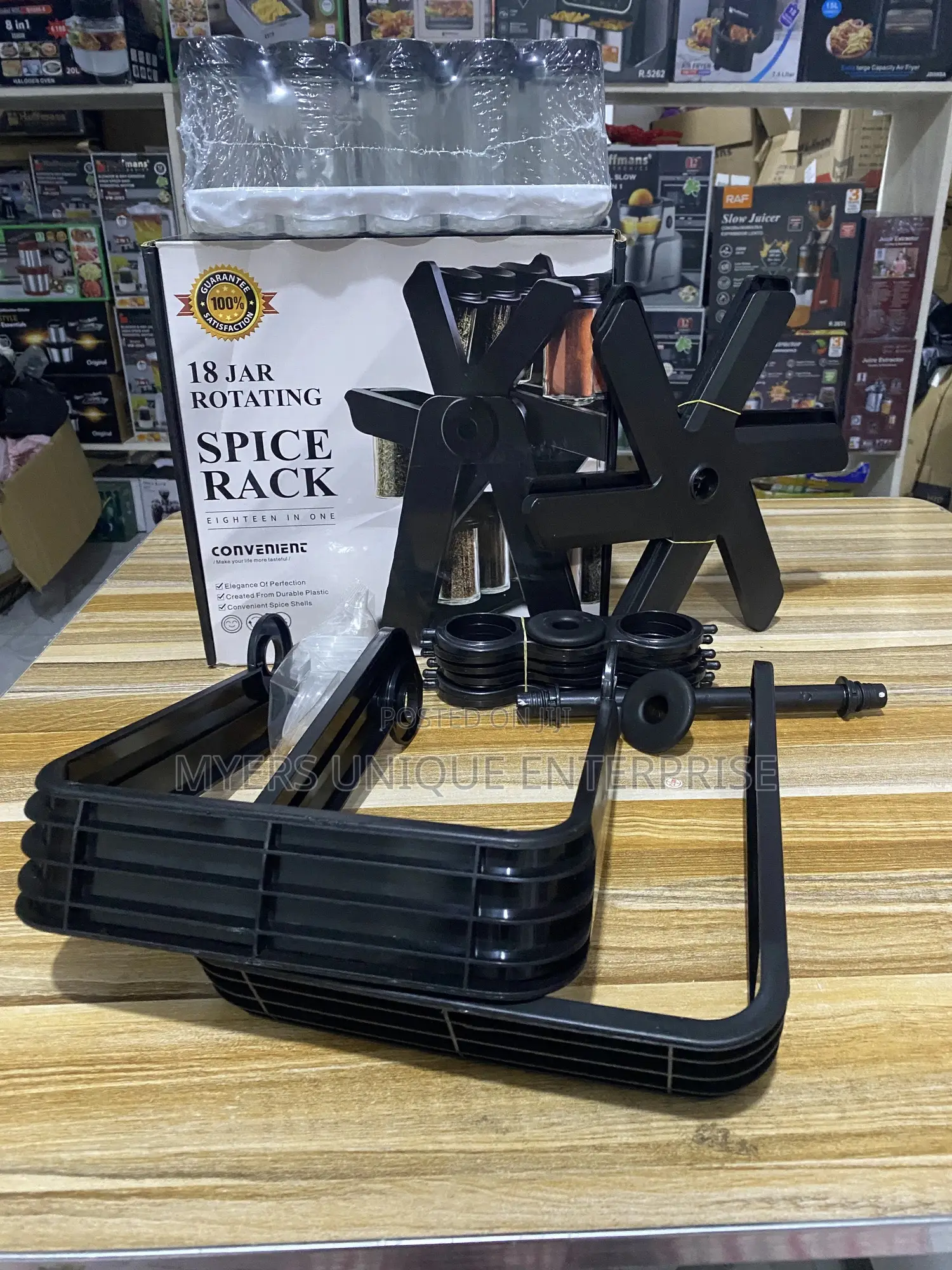 Easy to Access 18pcs Spice 360 Spice Rack