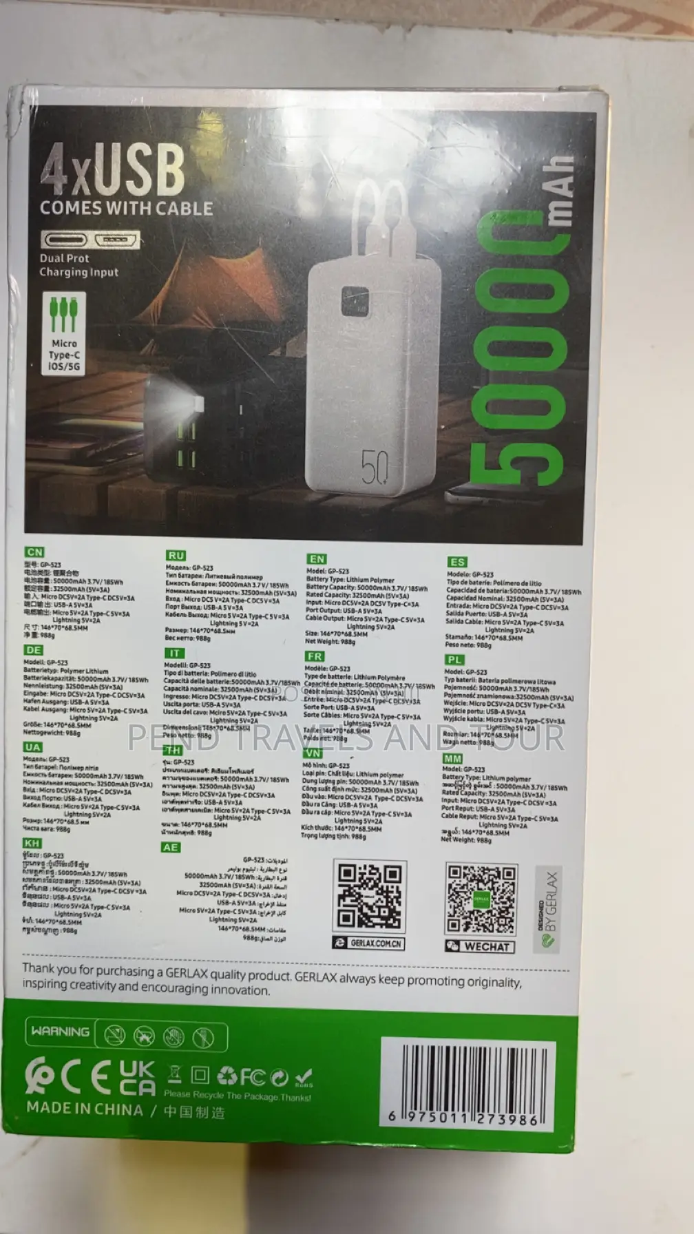 Powerbank 50,000mgh