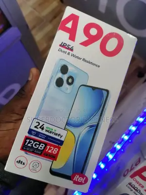 New Itel A90 128 GB Black