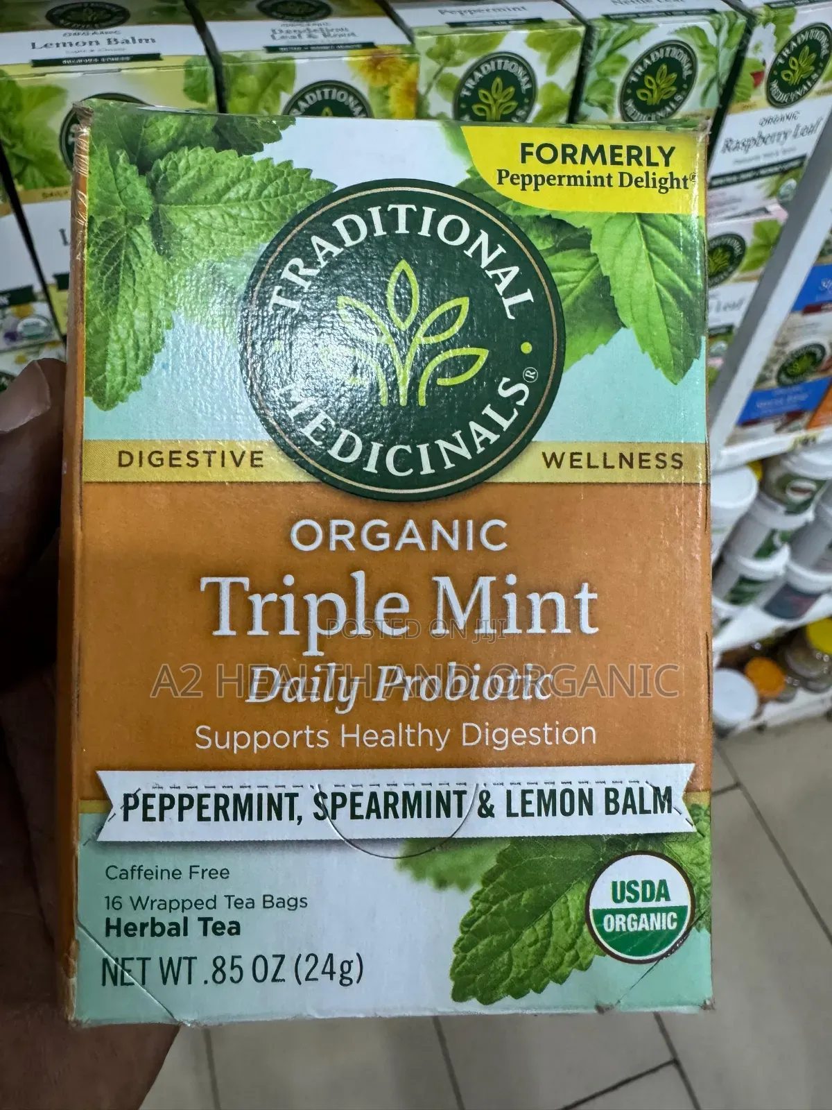 Triple Mint Daily Probiotic Herbal Tea