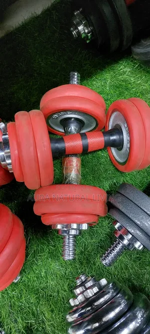 Dumbell Set With Adjustable Weights