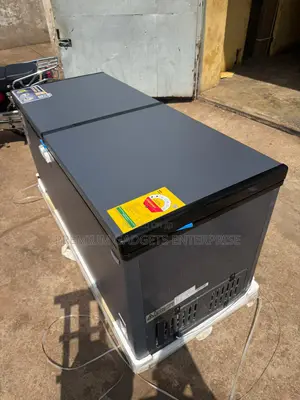 Nasco 545l Double Door Chest Freezer |Grey [Nas-800fl-Dd-S]