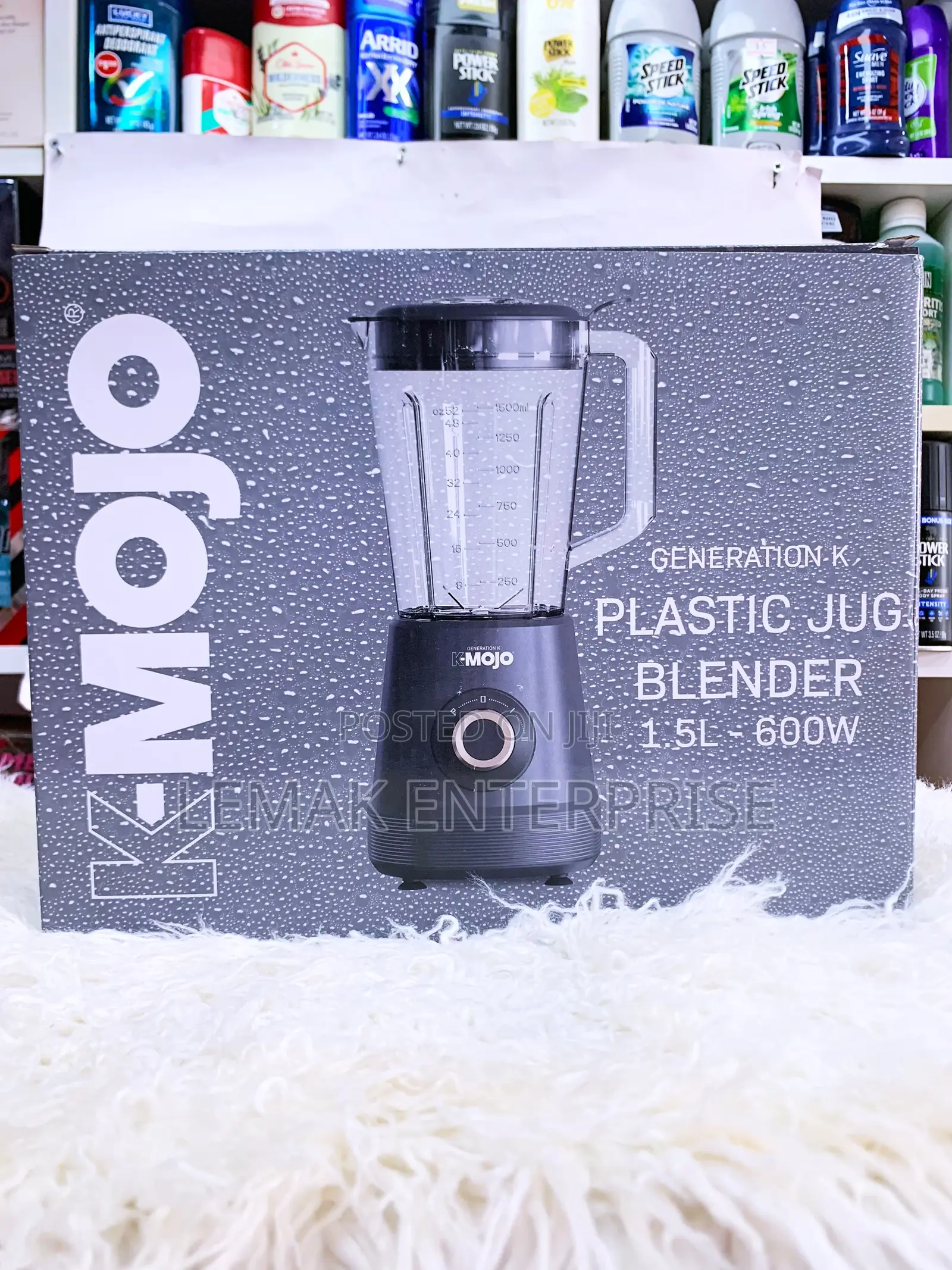 K-Mojo Generation K Plastic Jug Blender 1.5l 600w Countertop Blender