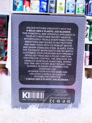 K-Mojo Generation K Plastic Jug Blender 1.5l 600w Countertop Blender