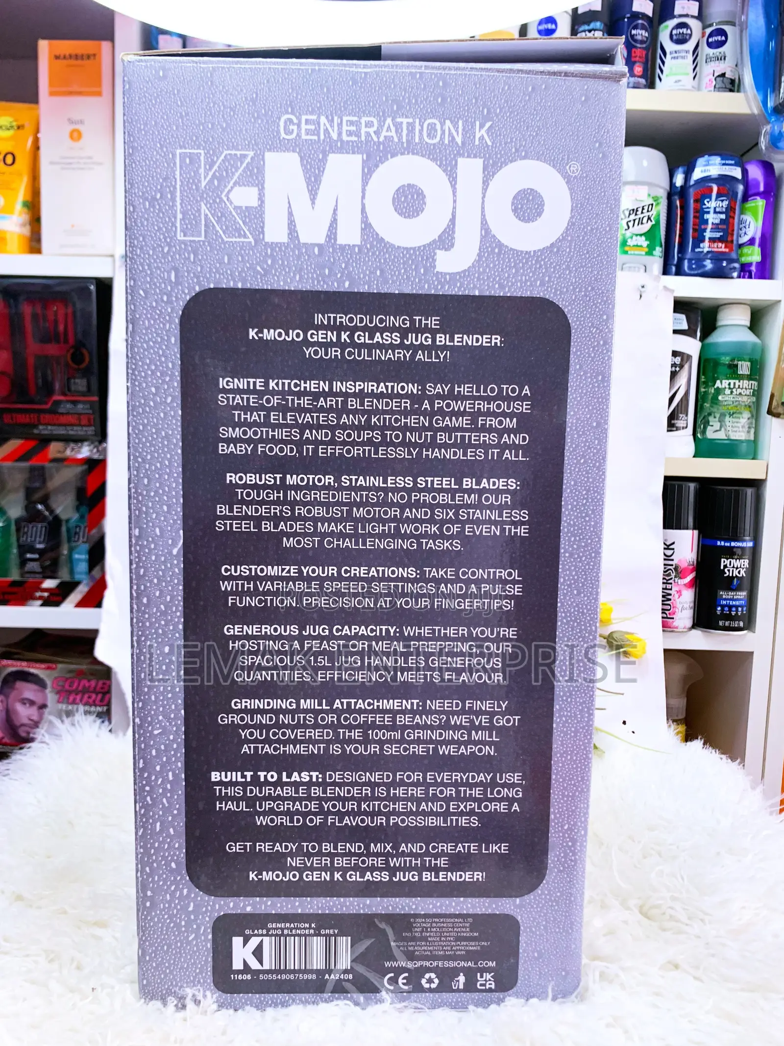 K-Mojo Generation K Glass Jug Blender 1.5l 600w