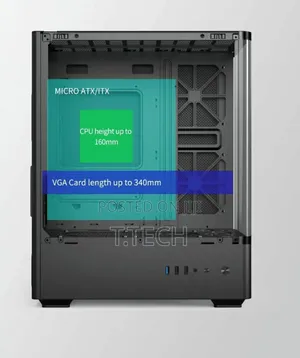 M-Atx Gaming Case With Argb Fans