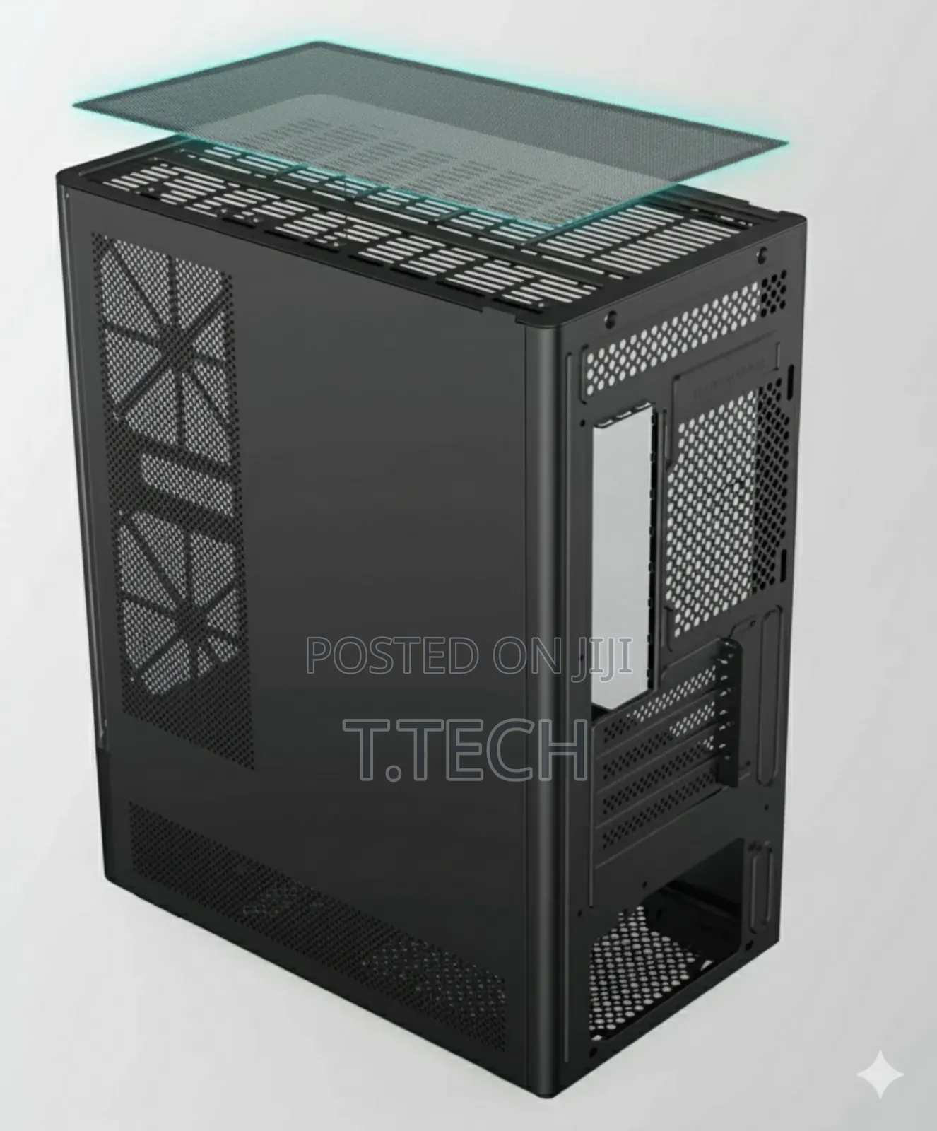 M-Atx Gaming Case With Argb Fans