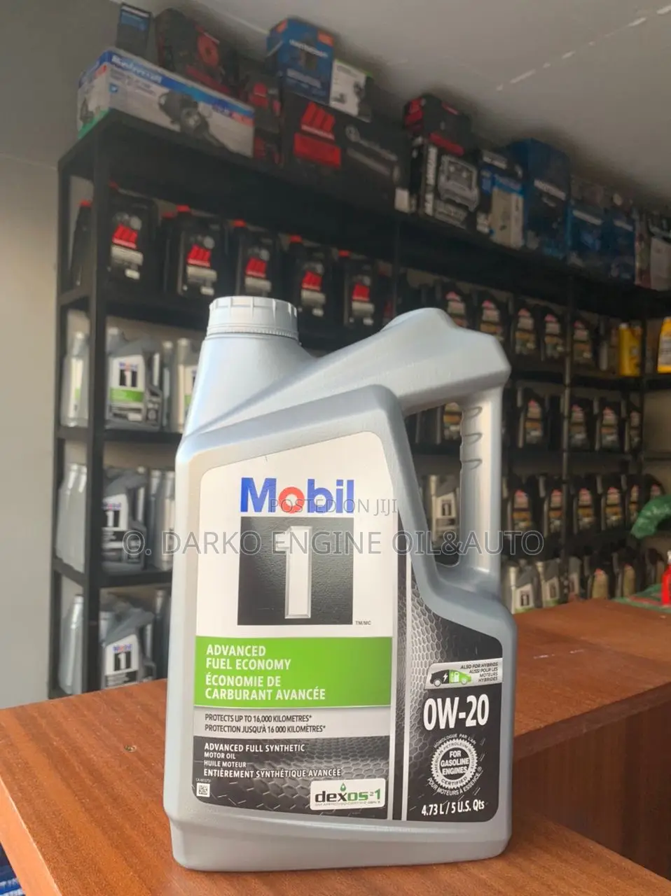 Mobil1 0w-20 Full Synthetic Motor Oil From (Canada)