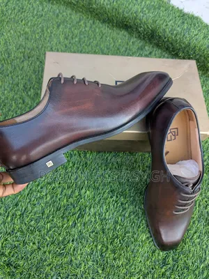 Roberto Guerrini Coffee Brown Leather Shoe