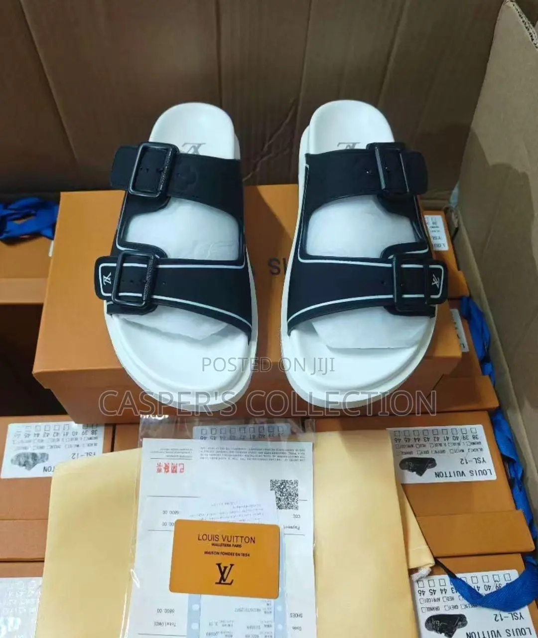 Quality Louis Vuitton Slides in Box
