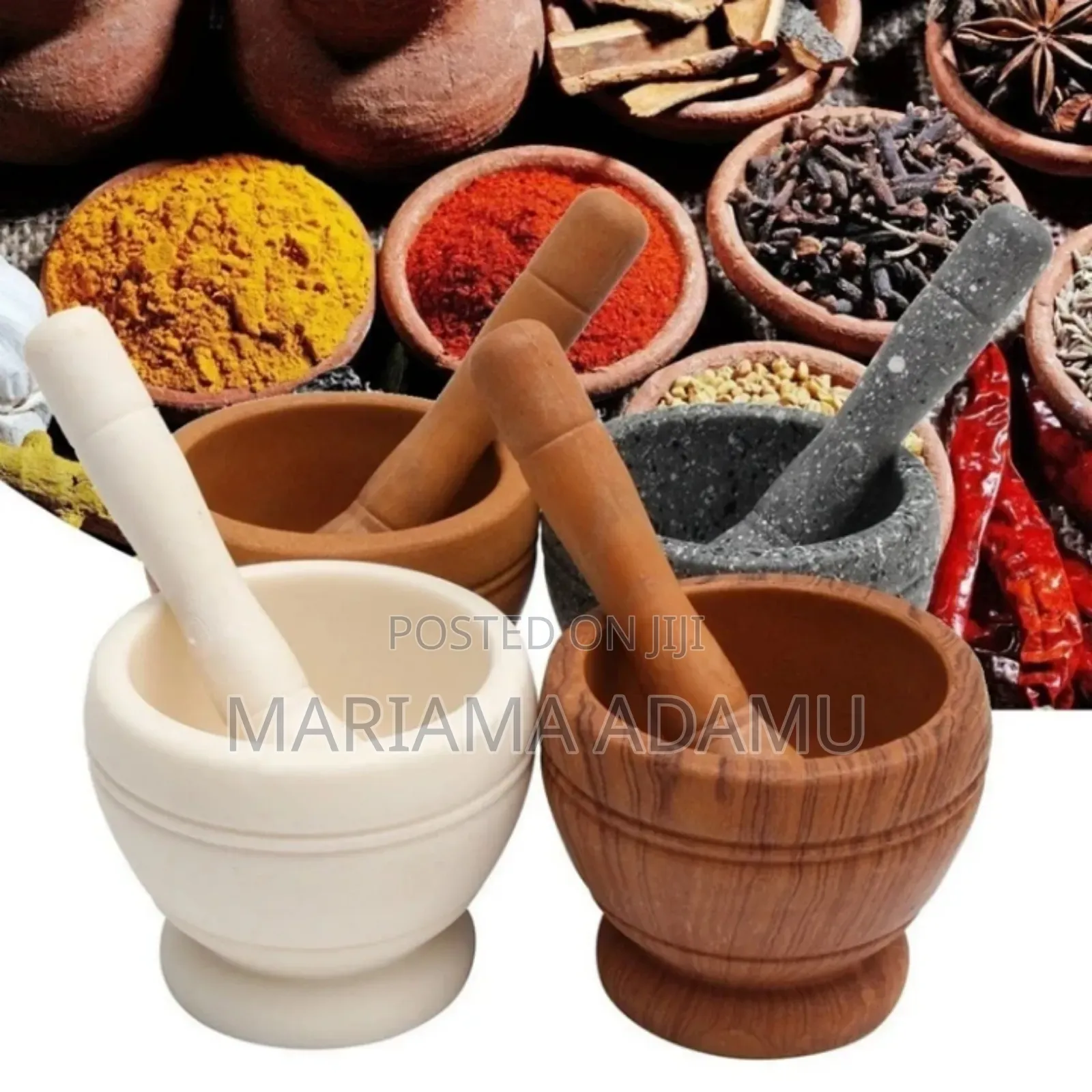 Mini Mortar Pestle Set