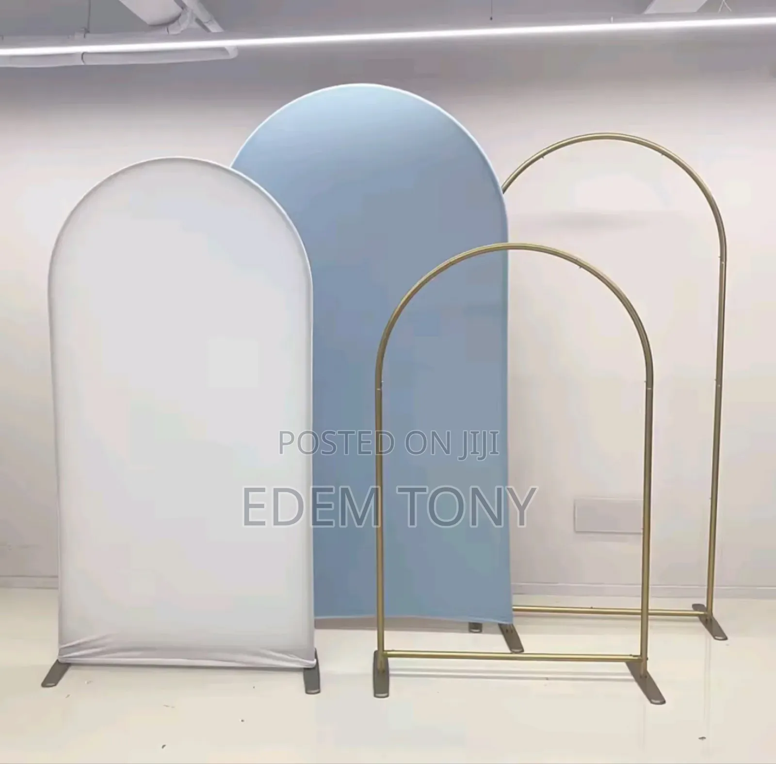 A 6ft Metal Arch Backdrop Stand Designed for Events