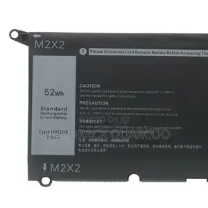 Dxgh8 Laptop Battery for Dell XPS 13 9380 9370 7390 2-in-1 7490 G8vcf