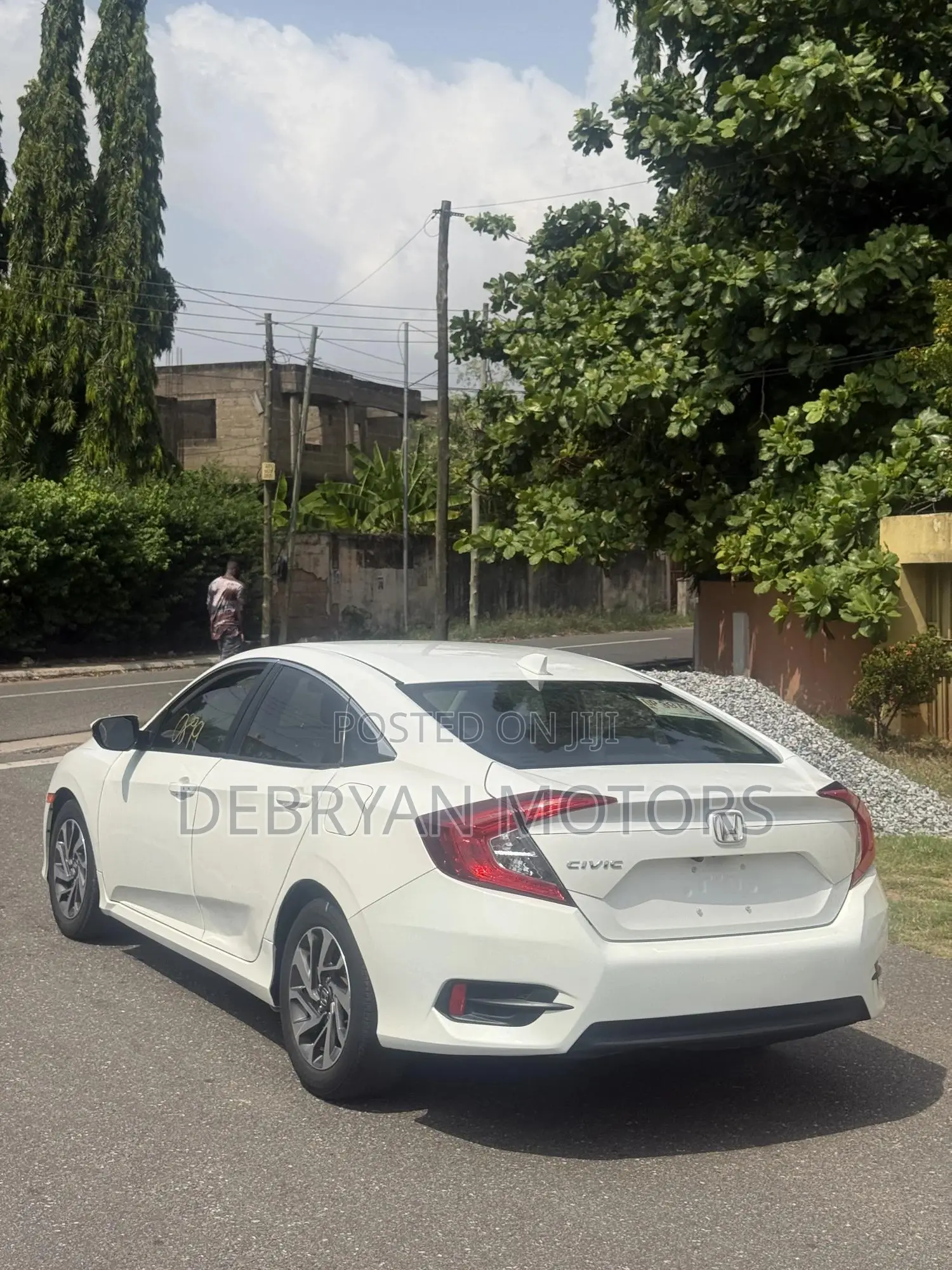Honda Civic EX Sedan 2018 White
