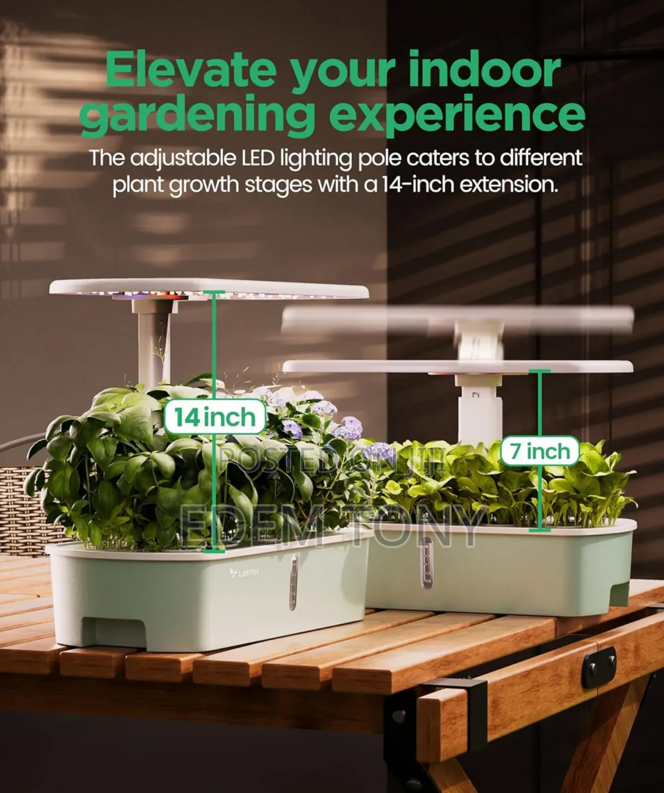 Letpot Air 10 Pods Hydroponic Gardening System