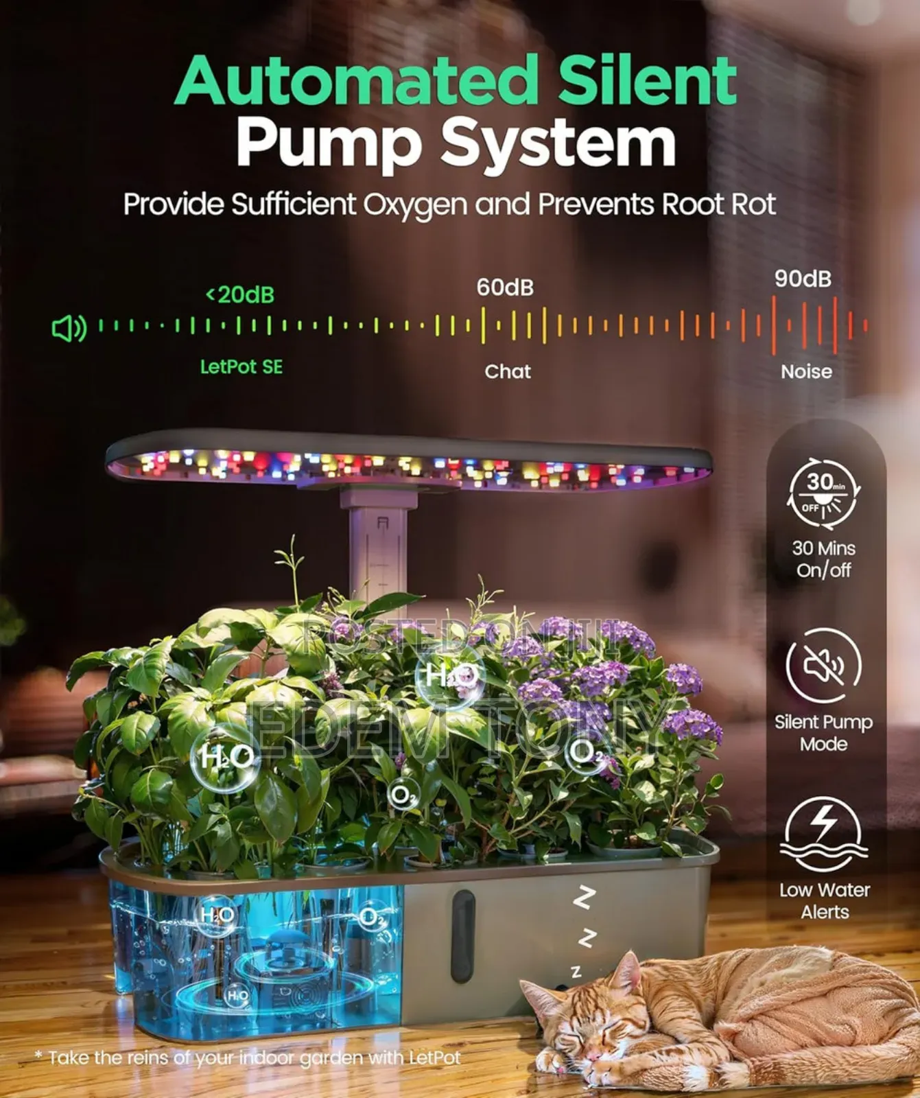 Letpot Air 10 Pods Hydroponic Gardening System