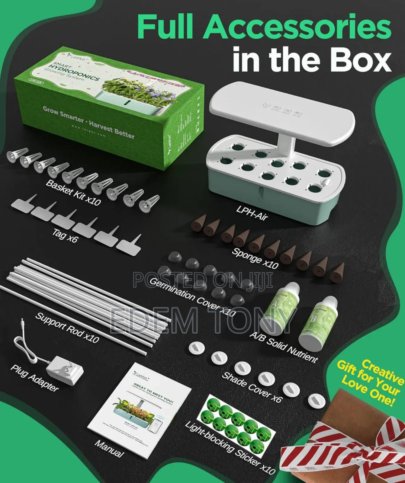Letpot Air 10 Pods Hydroponic Gardening System