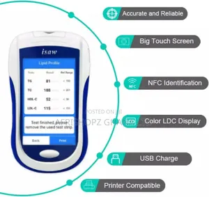 Cholesterol Test Machine With Printer