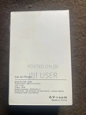 Portable Tyre Inflator for Cars and Motorbikes