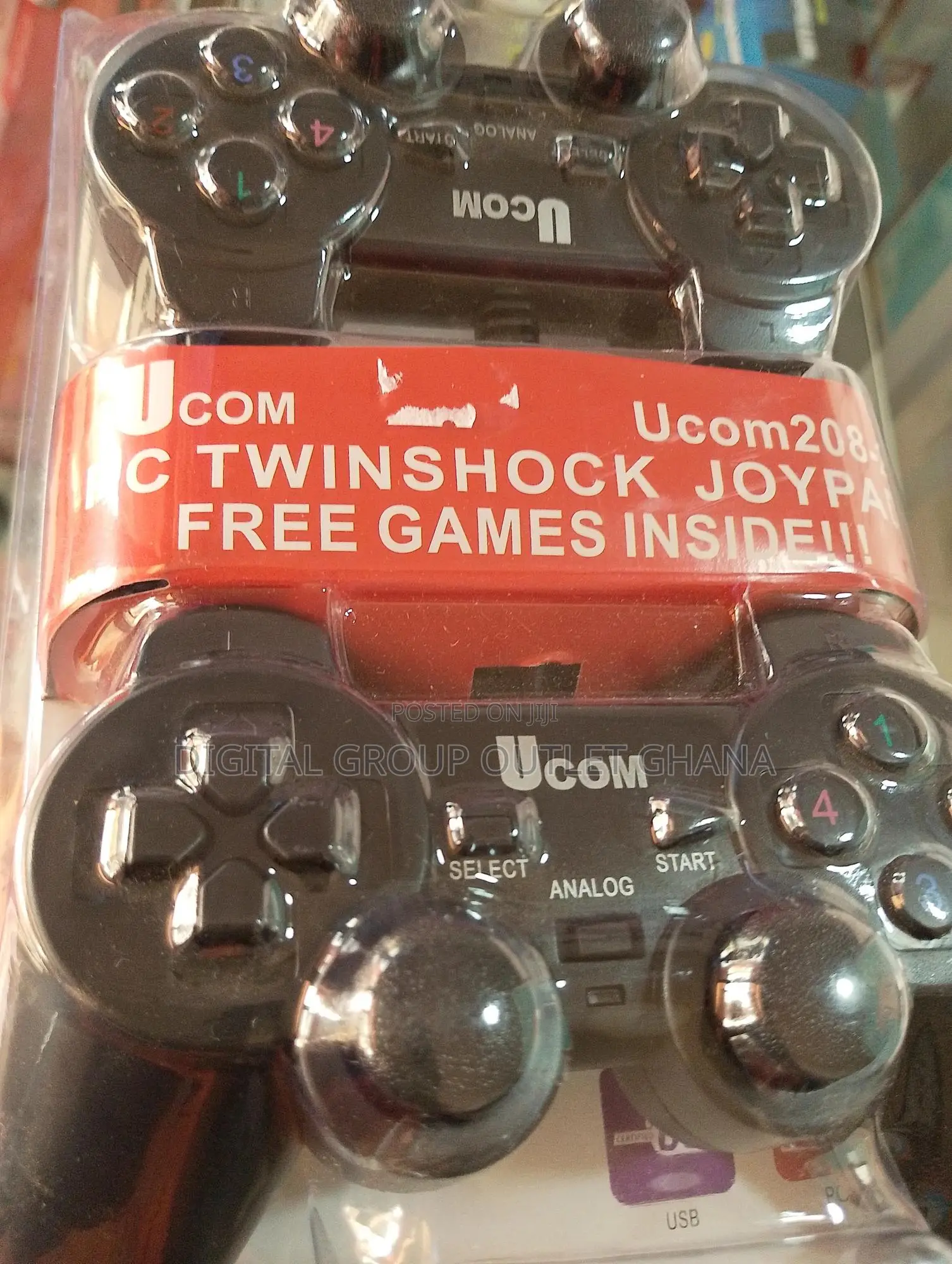 Pc Twin Shock Joypad. Free Games Inside !