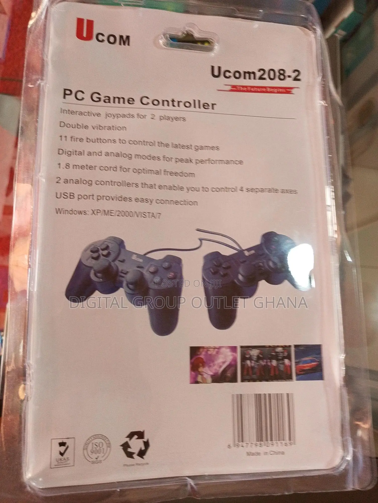 Pc Twin Shock Joypad. Free Games Inside !