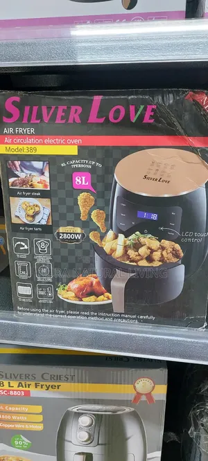 Silver Love Air Fryer 8l