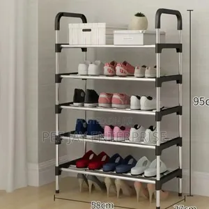 5-Tier Metal Shoe Rack.