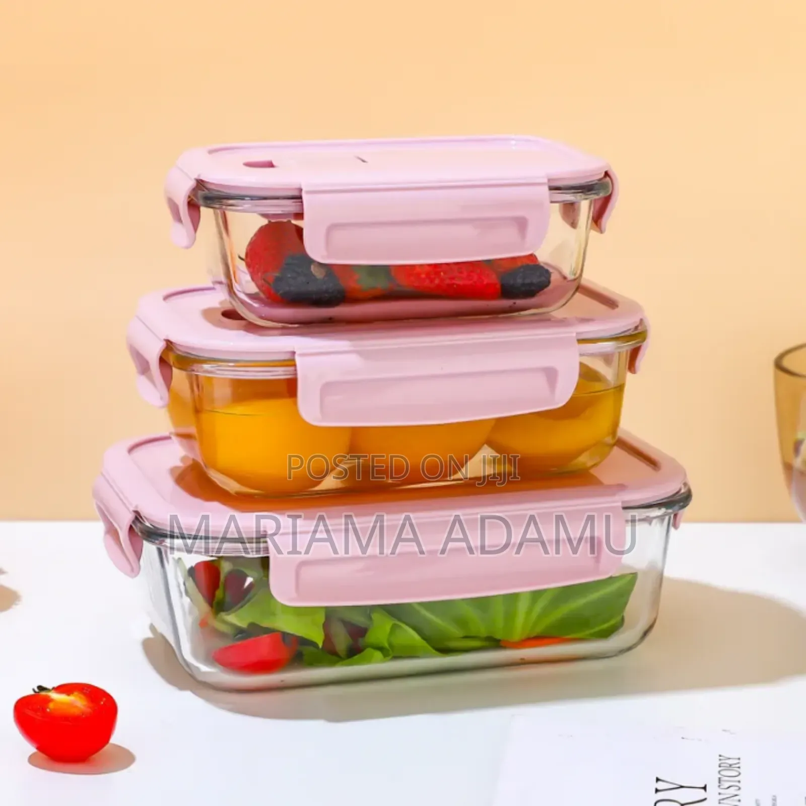 3pcs Glass Bowls Set