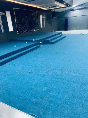Original Quality Blue Woolen Carpet for Floor