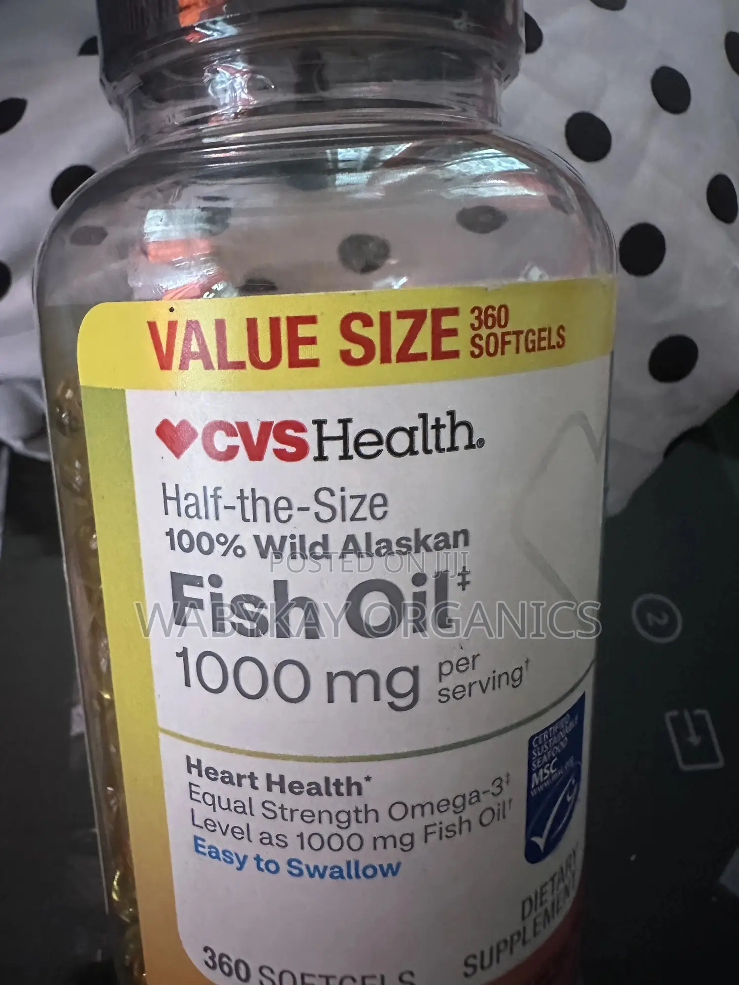 Fish Oil- Wild Alaskan 1000mg- 360 Softgel