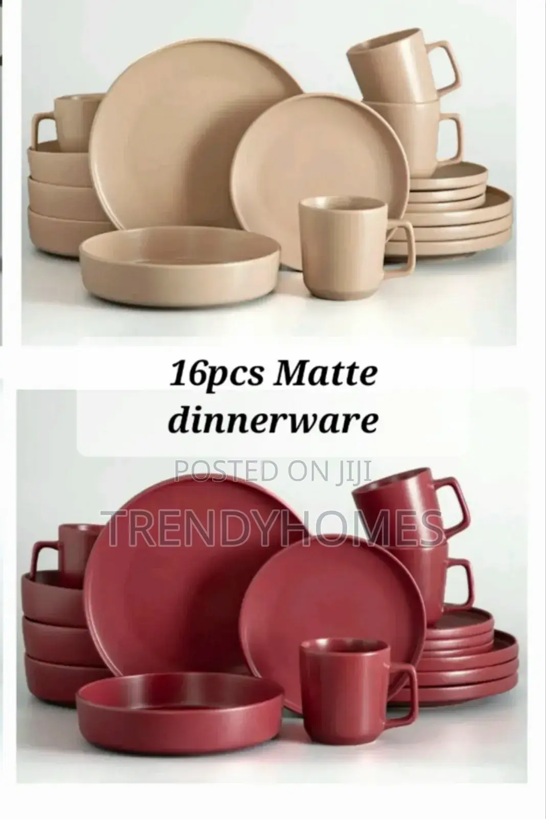 16pcs Grade a Mette Wine Dinner Set