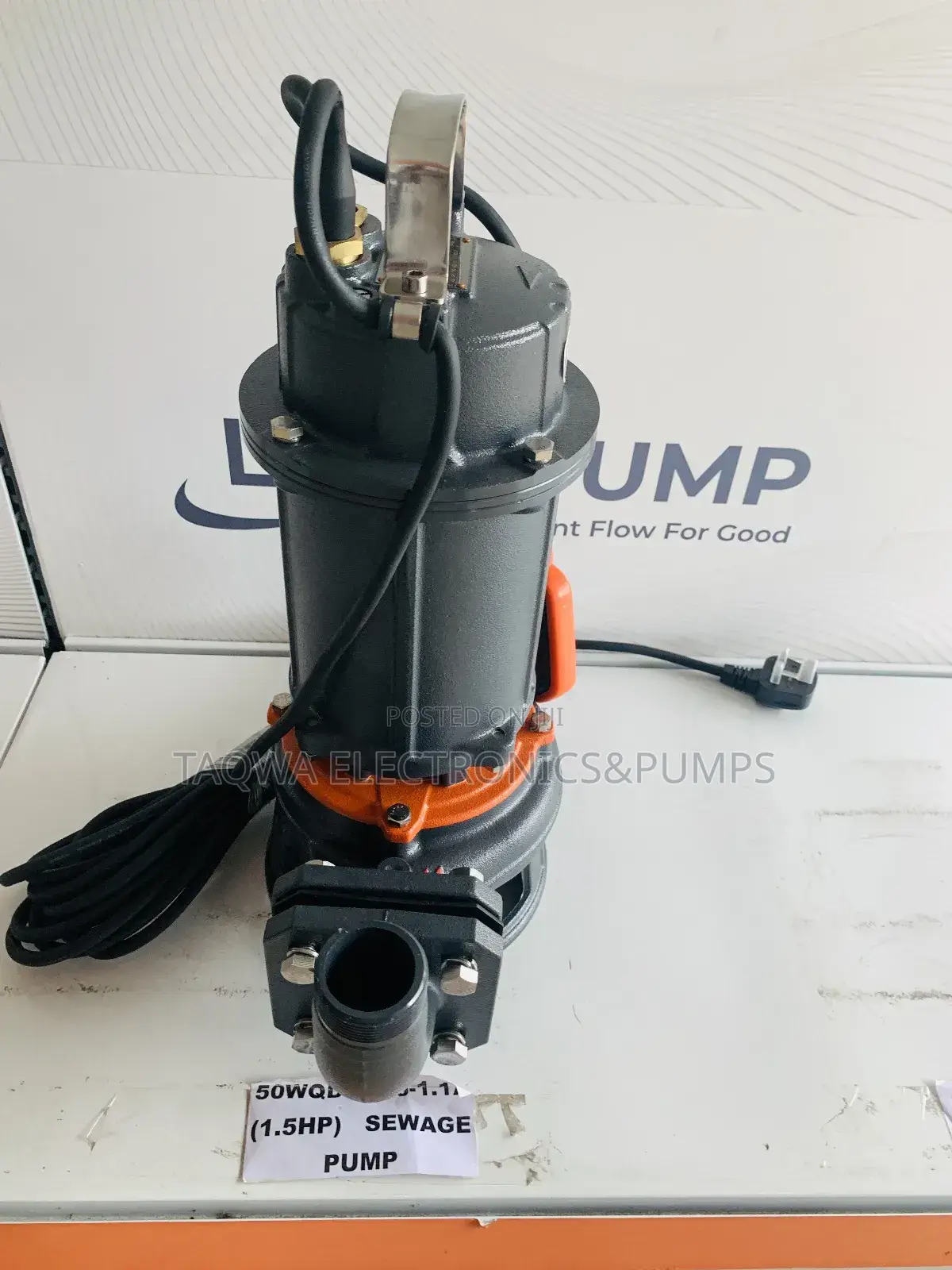 (Excellent)!! Leo Sewage 1.5hp Water Pump
