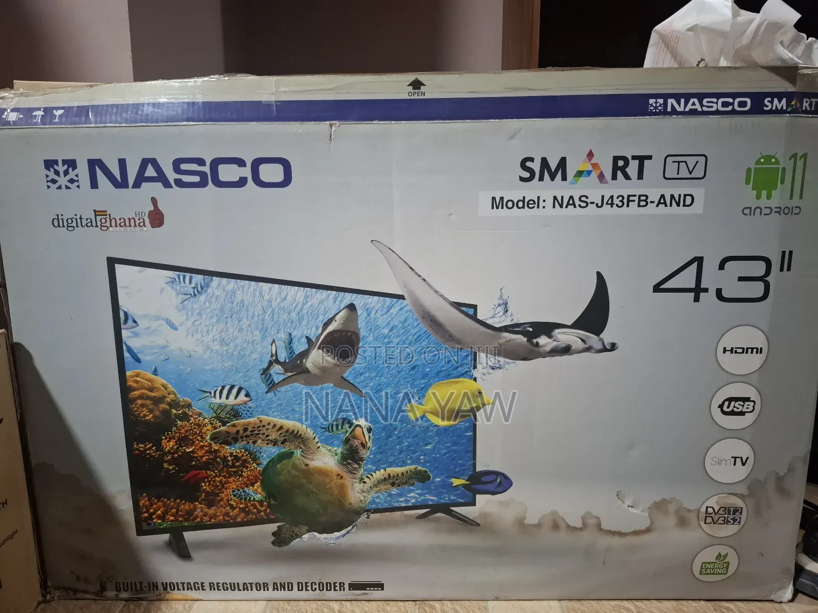 Nasco 43" Smart Android Tv
