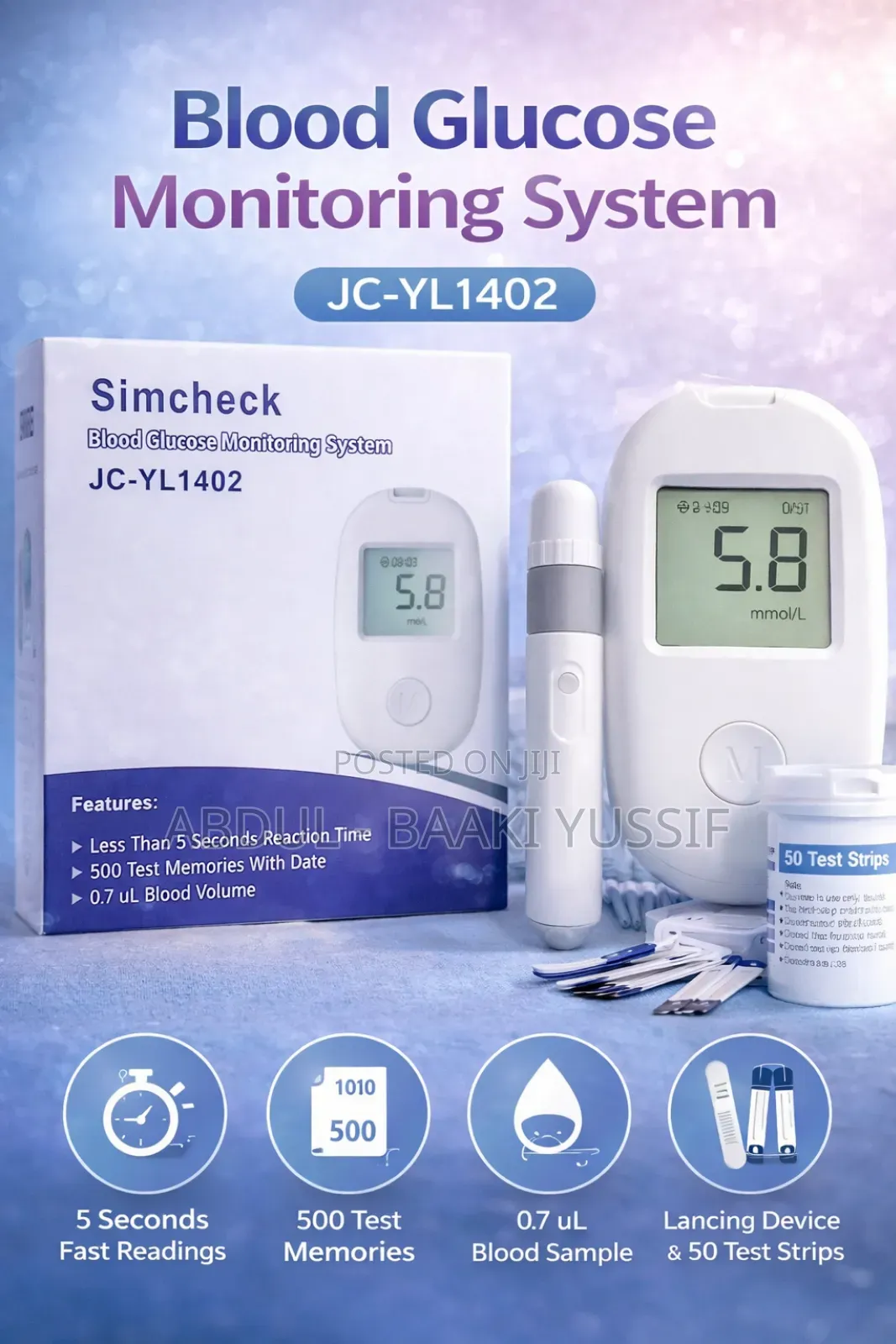 Simcheck Glucometer
