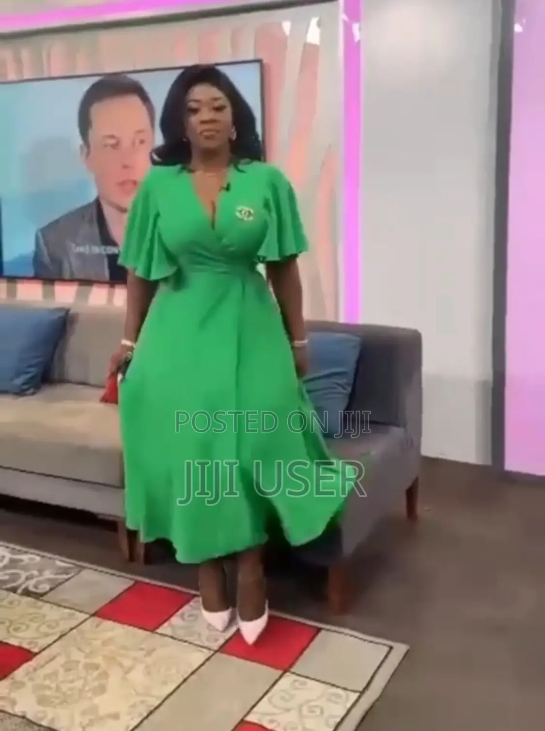 Christmas Green Dress for Ladies