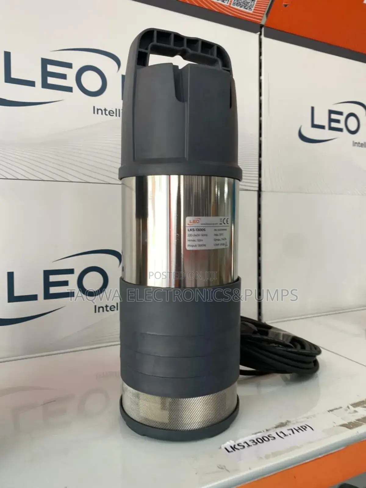 Leo Single Phase 1.7hp /Submersible Pump